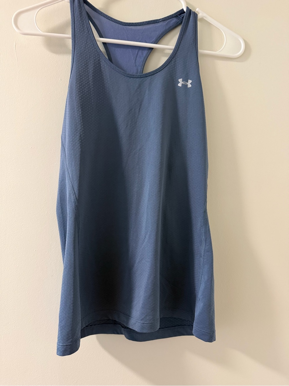 Under Armour Women's Slate Blue and black Racerback Performance Tanks bundle